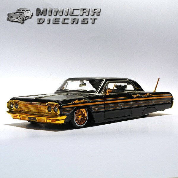 楽天市場】1/24 箱入り ミニカー 1963 Chevrolet Impala CONV