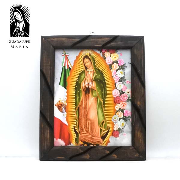 GUADALUPE 壁掛け マリア 楽天市場】グアダルーペ マリア ウッドフレーム メキシコフラッグ