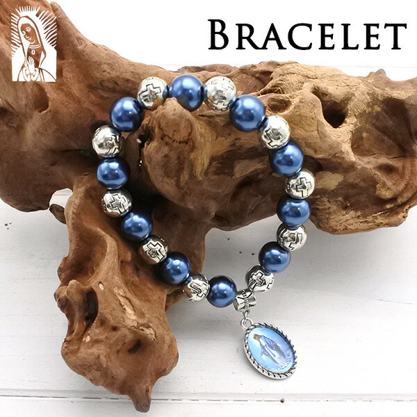 楽天市場】グアダルーペ マリア ウッド ブレスレット 全3色 木製 木