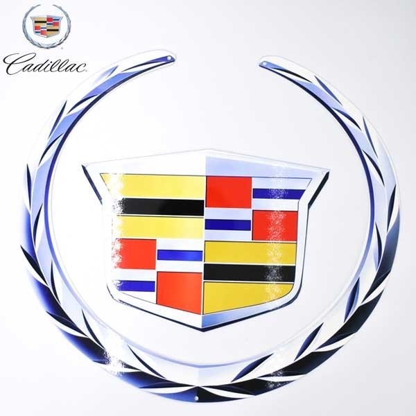 キャデラック エンブレム 楽天市場】キャデラック エンブレム メタルプレート サイズ小