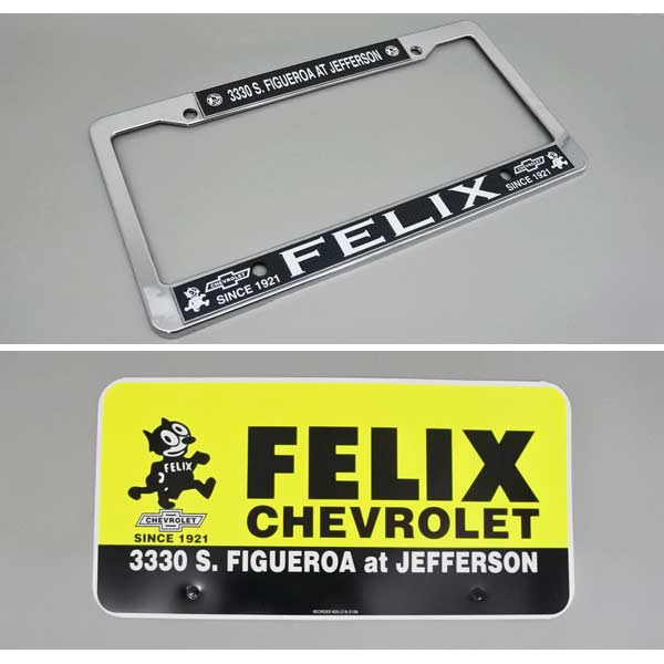 市場 フィリックス シボレー ナンバーフレーム ザ Felix ライセンスフレーム ナンバープレート イエロー プレート付き Chevrolet キャット 市場 フィリックス シボレー ナンバーフレーム ザ Felix ライセンスフレーム ナンバープレート イエロー プレート付き Chevrolet キャット
