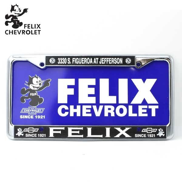 フィリックス シボレー メタル ナンバーフレーム ビンテージ US