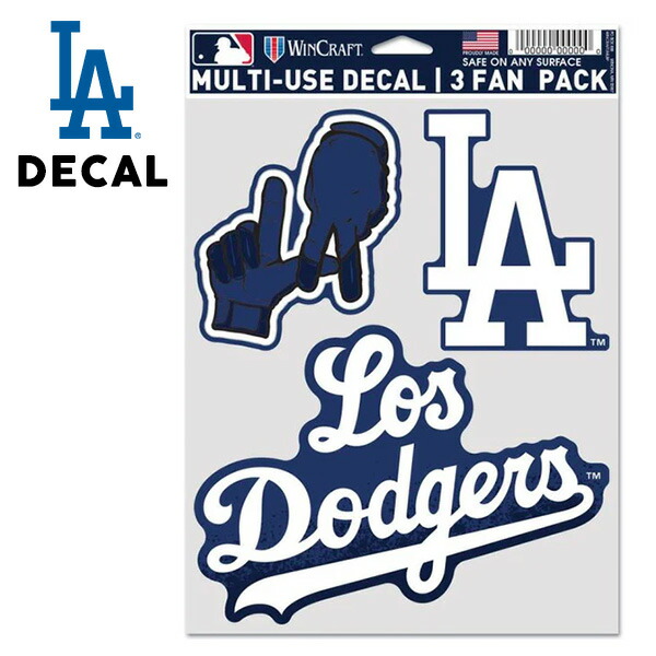 楽天市場】ビッグサイズ ステッカー 公式 ドジャース グッズ定形外郵便