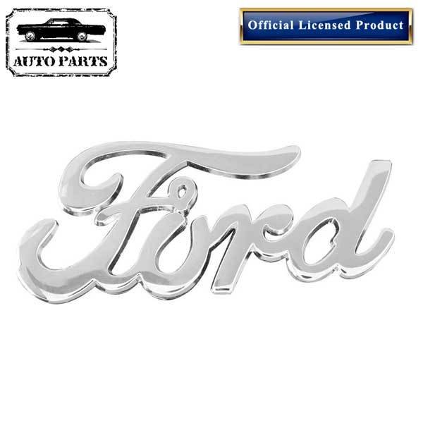 【楽天市場】フォード エンブレム FORD カスタムパーツ クローム オートエンブレム メタルプレート 車用品 両面テープ付き カー ...
