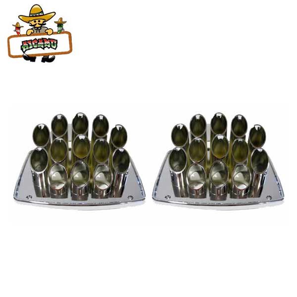 楽天市場 送料込み パイプ スピーカー カバー2個ワンセット カーアクセサリー カスタムパーツ Pipe Speaker Cover アメリカ雑貨とミニカーのアイカム