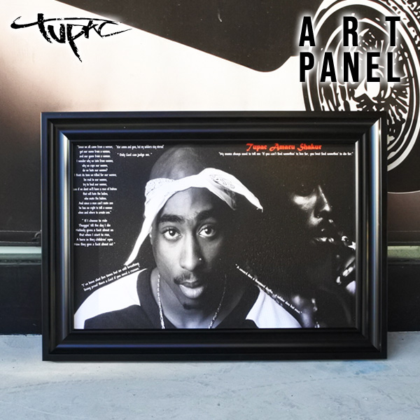 楽天市場】アートパネル 2PAC アートボード キャンバスアート