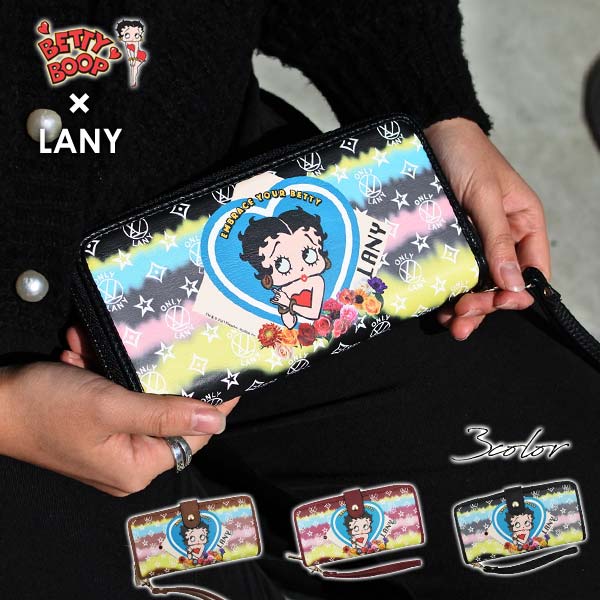 楽天市場】【 Betty Boop / ベティちゃん 】ロングウォレット 長