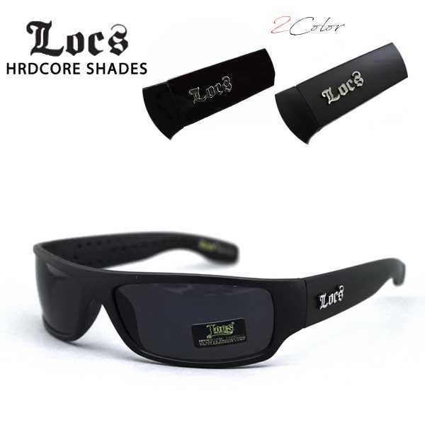 ローク サングラス メンズ Locs 02 全2色 ブラック ブラウン