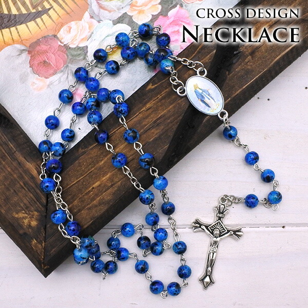 虹 メキシコ ビーズ ワーク ロザリオ 十字架 グアダルーペ ネイティブ 楽天市場】ロザリオ 聖母 マリア様 ライトブルー 水色 カットビーズ