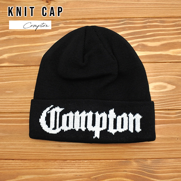 楽天市場】COMPTON ニットキャップ ニット帽 ビーニーキャップ 帽子 