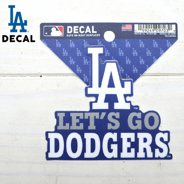 楽天市場】ビッグサイズ ステッカー 公式 ドジャース グッズ定形外郵便