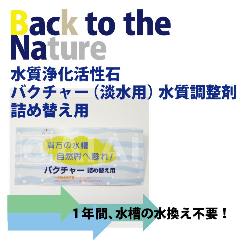 【70％OFF】 春新作の 送料無料 バクチャー 水槽 淡水 海水兼用 60L用 詰め替え用 水質浄化活性石 水質調整剤 水質浄化 ろ過材 金魚 淡水魚 海水魚 水換え 簡単 安全 バクテリア※他商品との同梱 代金引換不可 日時指定不可 メール便配送 elma-ultrasonic.be elma-ultrasonic.be