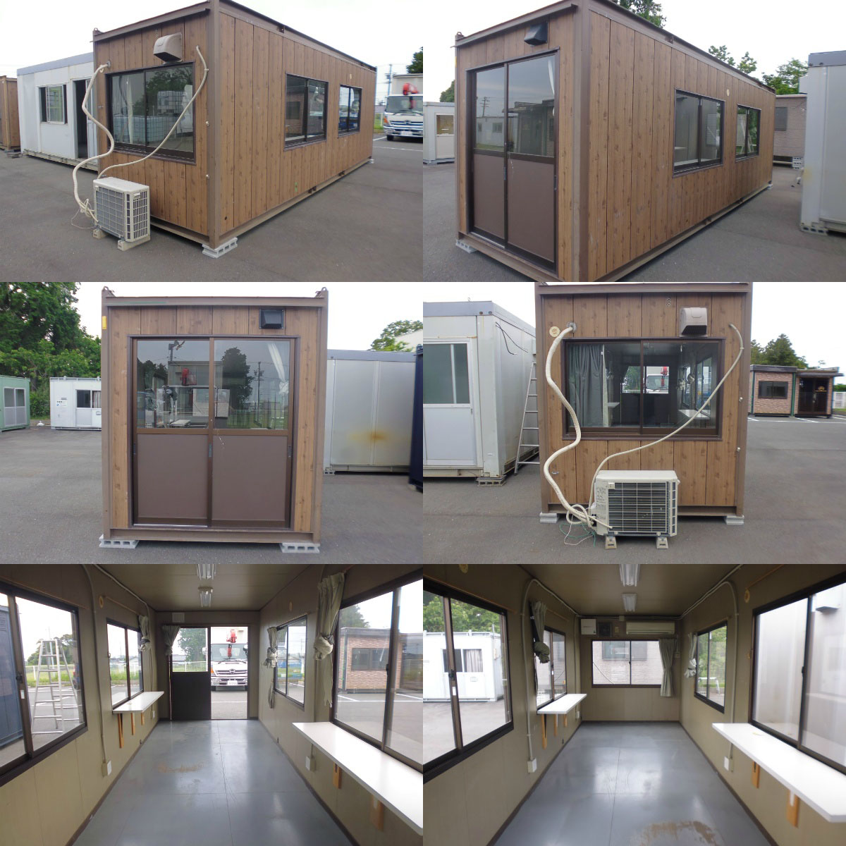 楽天市場 中古 7 2m 5坪 10帖 16 5平米 中古ユニットハウス 中古プレハブ 中古コンテナ スーパーハウス バイクガレージ 事務所 倉庫 物置 店舗 仮設 車屋 現状販売特別価格 ビッグ10