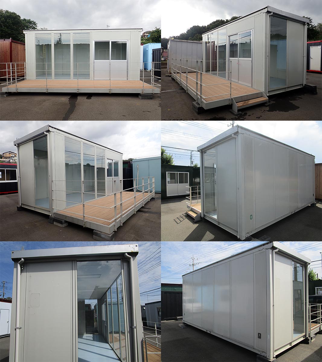 楽天市場 01 中古 7 2坪 5 7m 14 4帖 23 8平米 中古ユニットハウス 中古プレハブ デッキ付 事務所 倉庫 物置 店舗 仮設 車屋 バイクガレージ ビッグ10 楽天市場 01 中古 7 2坪 5 7m 14 4帖 23 8平米 中古ユニットハウス 中古プレハブ デッキ付 事務所 倉庫 物置 店舗 仮設 車屋 バイクガレージ ビッグ10
