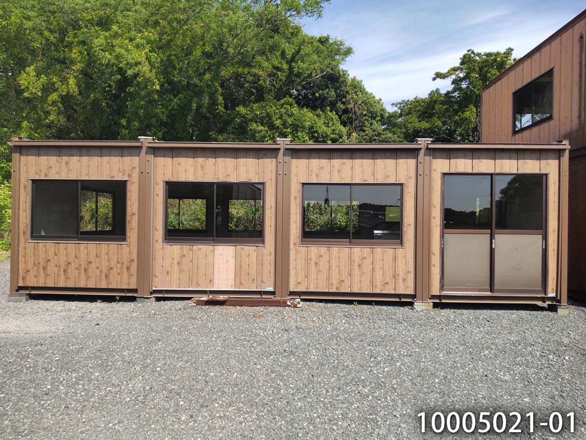 楽天市場】【中古】 未使用 5.6m 3連棟 ユニットハウス 11.8坪 23.7畳