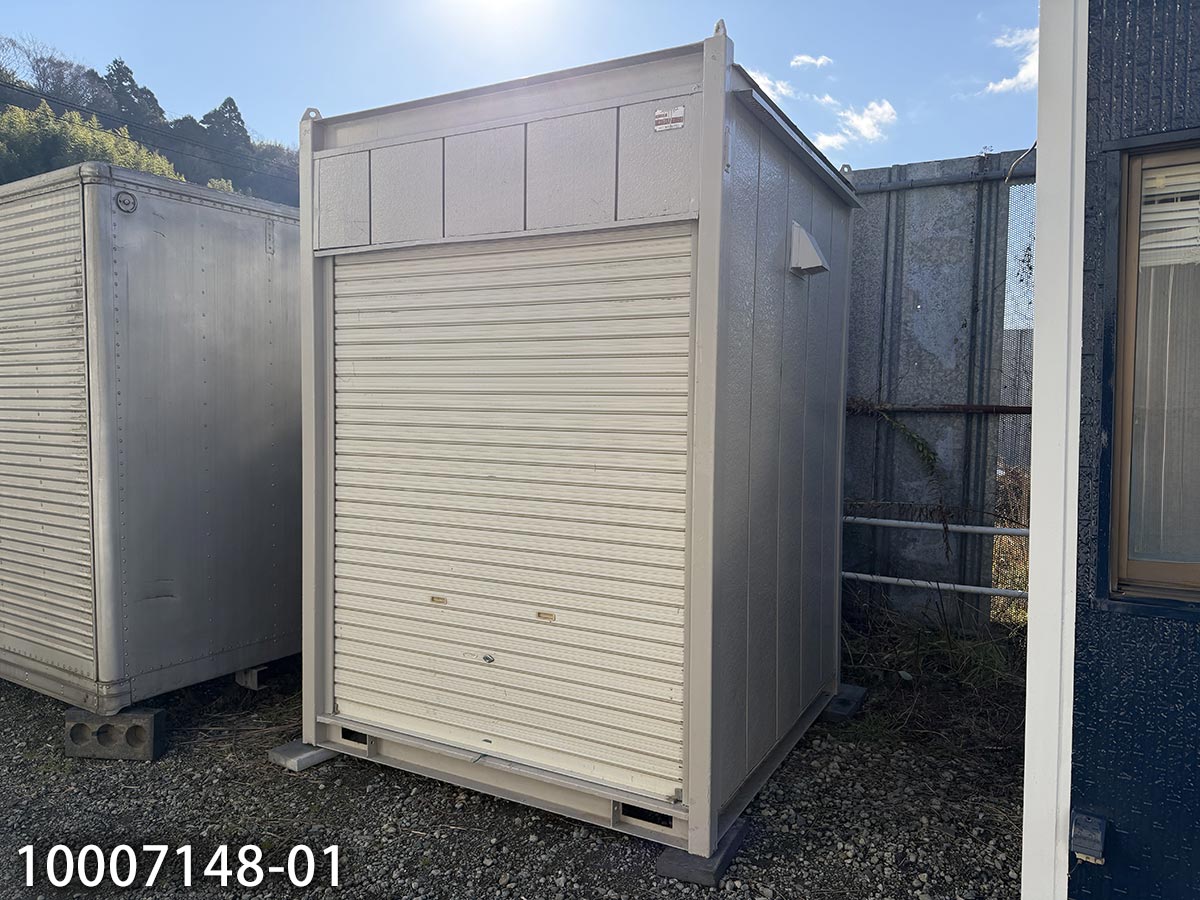楽天市場】【中古】1.9m ナガワ シャッター付き ユニット ハウス 1坪 