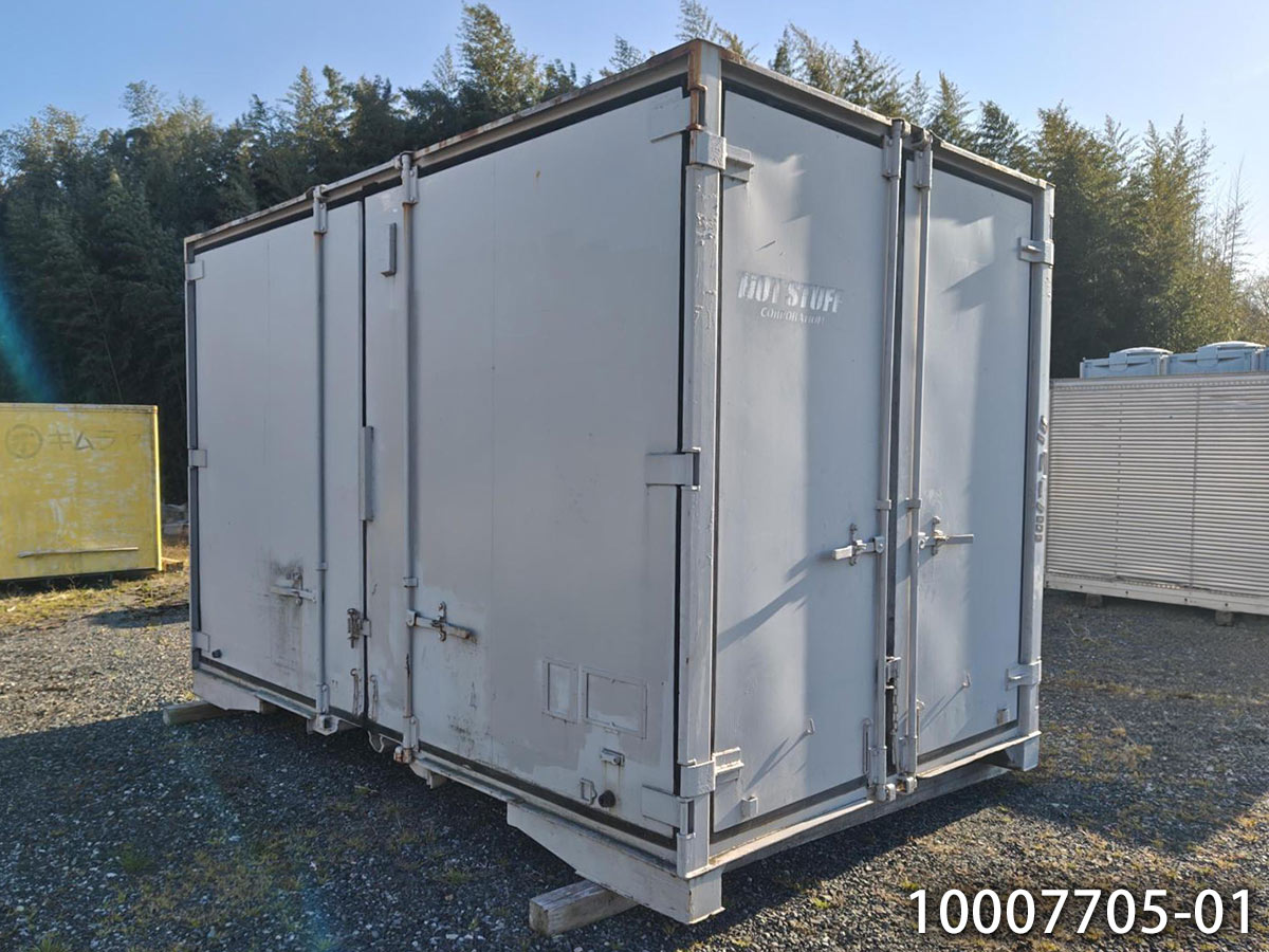 【中古】12ftコンテナ 2.7坪 5.5畳 9.1平米 屋外 倉庫 物置 コンテナハウス グランピング 中古コンテナ バイクガレージ used prefab container homes 車屋 現状販売特別価格 10007705-01