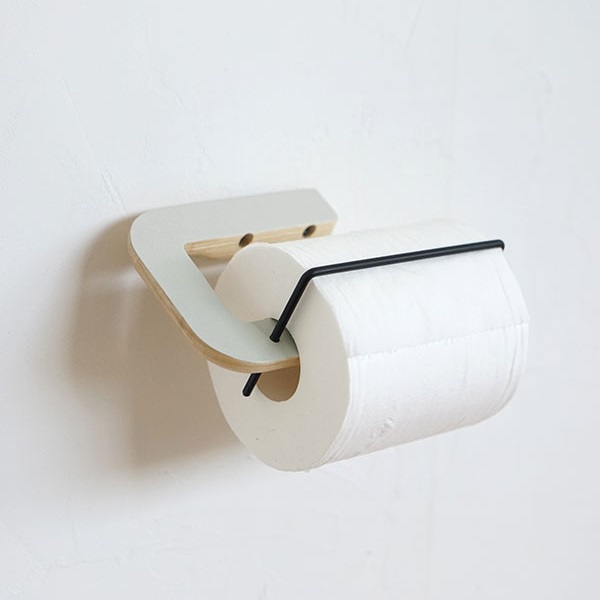 ペーパーホルダー トイレットペーパー rum ペーパーホルダー グレー AXCIS アクシス DIY リフォーム 新生活