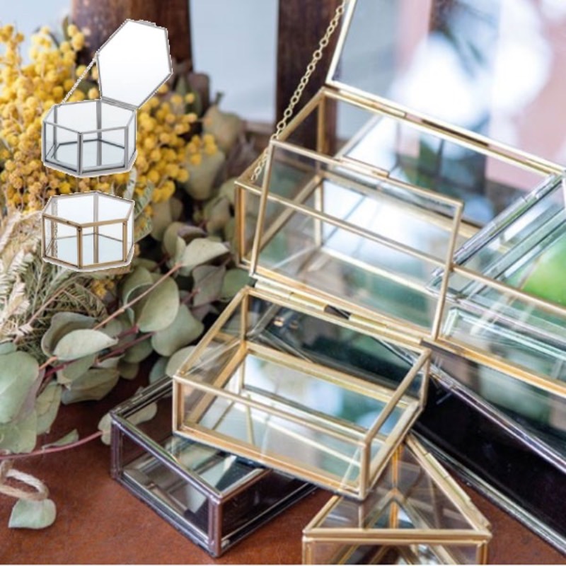 希少 切子 クリスタル カット ガラス 舟型 鉢 オブジェ 置物 小物入れ