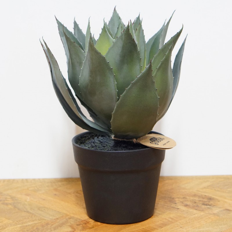 フェイクグリーン 33cm 観葉植物 フェイク リアル 造花 インテリア アガベ