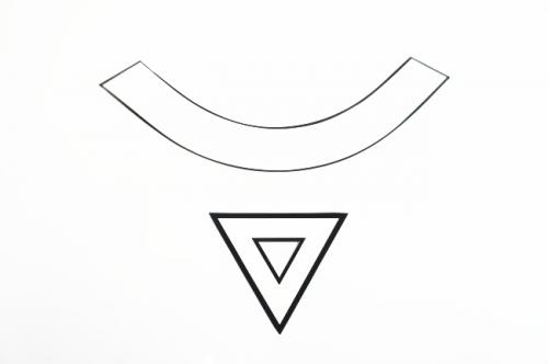 楽天市場 原付2種 表示ステッカー エンブレム ノーズマーク Lサイズ 三角マークセット アイネット楽天市場店