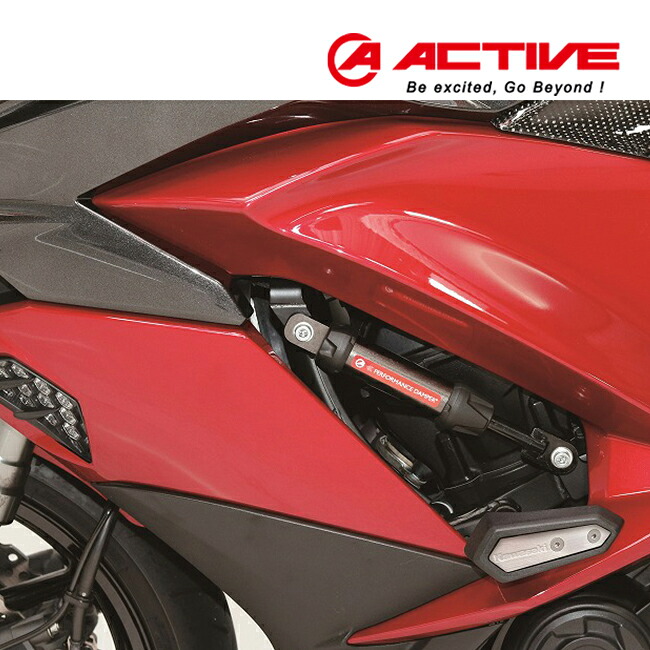 ランキング1位 送料無料 ACTIVE(アクティブ) NINJA1000 17-19 パフォーマンスダンパー(R) 13691710 カワサキ 車体制振ダンパー バイク ツーリング 対応