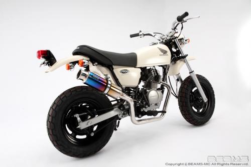 マフラー 送料無料 BEAMS[ビームス]マフラー APE50/エイプ50 SS300チタン B107-09-003 バイク好き ギフト