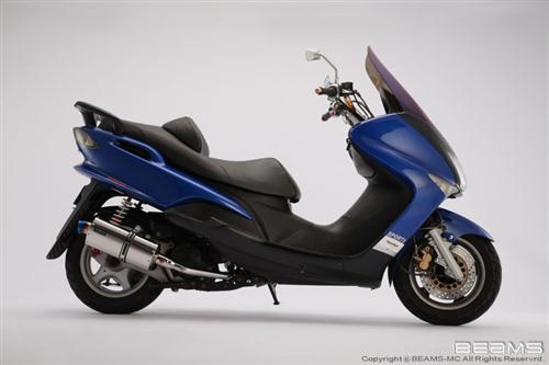 マフラー 送料無料 BEAMS[ビームス]マフラー マジェスティ125 5CA シェイプスクエア B207-60-000 バイク好き ギフト お買い物マラソン 開催