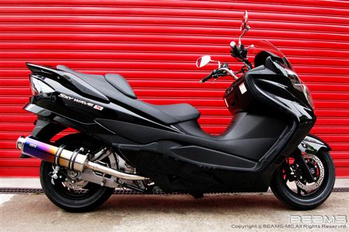スカイウェイブ250  BEAMS　マフラー BEAMS マフラー 送料無料 ビームス スカイウェイフ゛250 CJ46