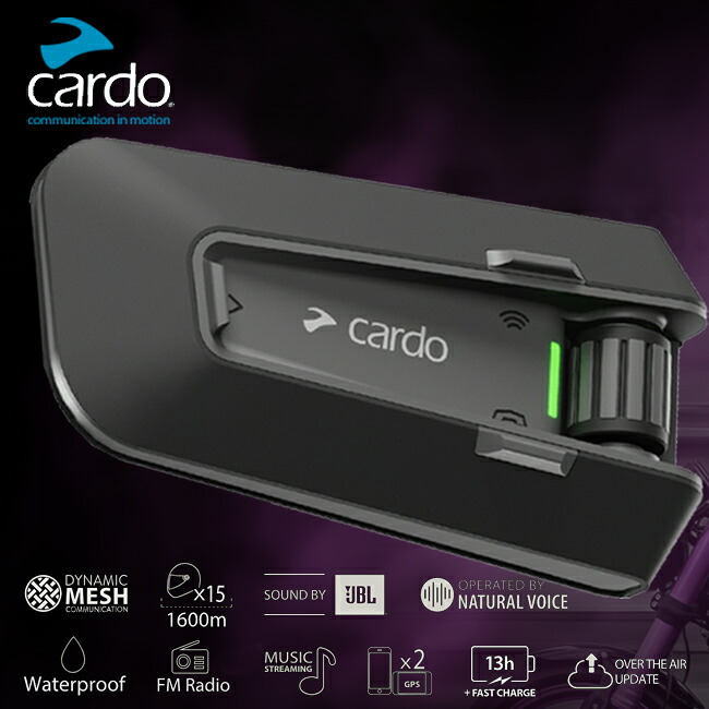 正規販売店 Cardo/カルド PACKTALK NEO パックトークネオ PTN00001オートバイ専用インカム Bluetooth 5.2 ブルートゥース 防水 JBLスピーカー ヘルメット 音楽 防水 JBLスピーカー ヘルメット サウンド ショウエイ アライ OGK AGV 対応 対応 お買い物マラソン 開催