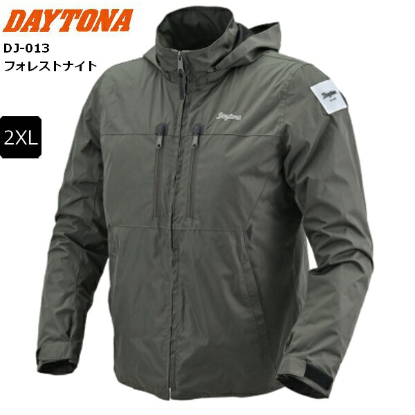フォレストナイト/2XLサイズ 送料無料 デイトナ(Daytona) ウインターウインドブレーカー DJ-013 48569 バイク用 ジャケット 春秋冬 CE規格 ソフトプロテクター付属 防風 簡易防水 お買い物マラソン 開催|アイネット店