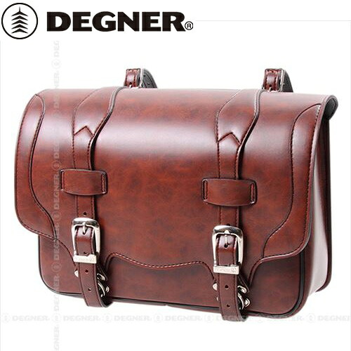送料無料 【DEGNER】 デグナー DSB-1 シンセティックレザーサドルバッグ ブラウン 9L バイク好き ギフト 20,625円