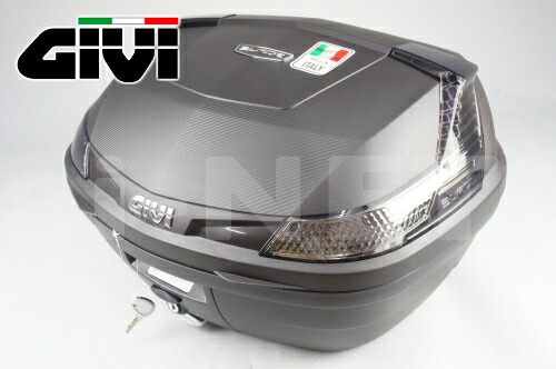 【送料無料】【GIVI[ジビ]】 リアボックス バイク用 ボックス モノロックケース B47NTMLD TECH 未塗装ブラック（黒）【76885】 バイク好き ギフト