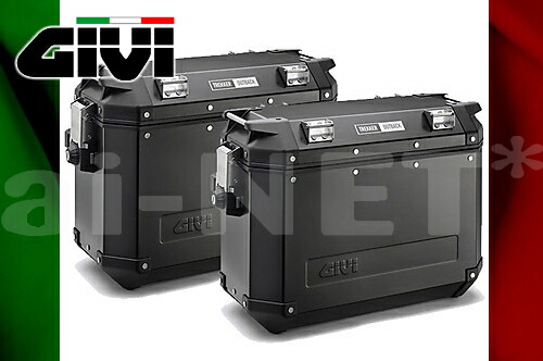 送料無料 【GIVI[ジビ]】 バイク用 ボックス サイドケース OBKN37BPACK2 クロ37L左右(98493) サイドボックス パニアケース ハード バイク好き ギフト