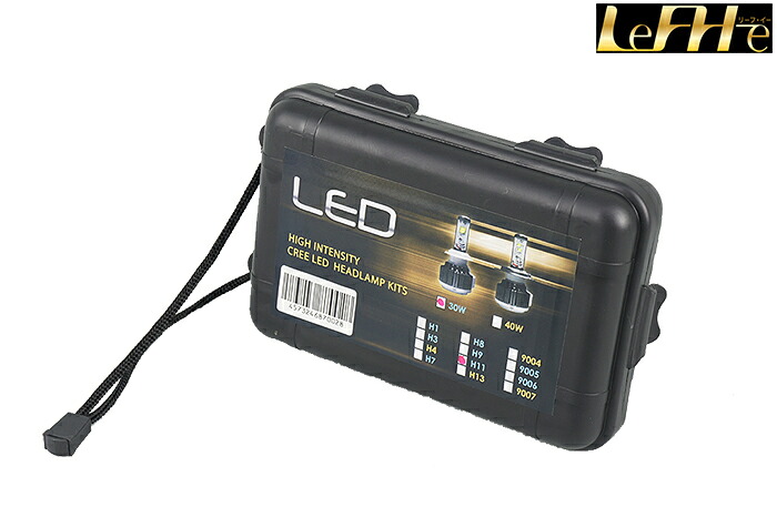 【LeFH-e(リーフイー/コルハート)】 LEDヘッドライト (H11/H9) GT120 車検対応/30W 6000K バイク好き ギフト お買い物マラソン 開催