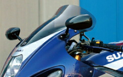 【MRA】[エムアールエー]スポイラースクリーン MS412C/S GSX1300R 隼 99-07 【スモーク】 バイク好き ギフト お買い物マラソン 開催｜アイネット店