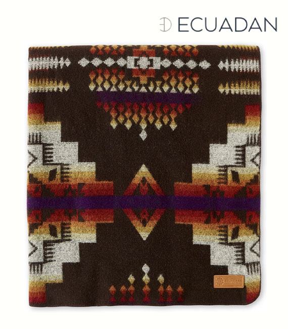 春月大売り出し 定め事品 ECUADANE/エクアデン 毛布 皇后陛下大きさ ANDES CAMPFIRER アンデスキャンプファイヤー BL11MB0202 100%再利用 モッズアクリル原料品 ブランケット ひざ掛け 布団 エクアドル 手織り 難民キャンプ 相応う