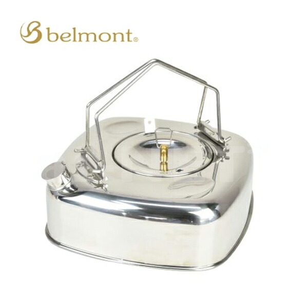 貨物輸送無料 belmont/ベルモント BM-294 ファイヤースクエアケトル2.8L 薄型 湯沸かし 湯沸かし ステンレス鋼湯沸かし ストレーナー付 IH相応う 山登り アウトドア 煮炊き 難民キャンプ 山歩き クッカー 膳立て物の具・赤ちょうちんべキュー装置 持ちはこぶ湯沸かし パウダーコンパクト湯沸かし
