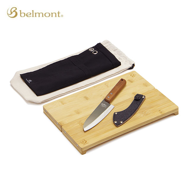 ベルモント/belmont 御料理板セットORYOURIBAN SET まな板 包丁 カットボード 竹・ネオジウム磁石 天然木 収納ケース ツールケース付 BM-420 バイク好き ギフト｜アイネット店