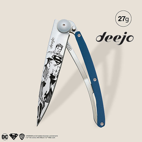 DEEJO/ディージョ DJ-0084 tatoos 27g SUPERMAN 小型軽量ナイフ コンパクトナイフ 折りたたみナイフ 携帯ナイフ キャンプ フィッシング カスタムナイフ 折りたたみ 刃物 デザイン タトゥー アウトドア用品 お買い物マラソン 開催