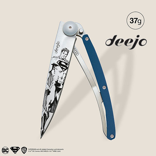 DEEJO/ディージョ DJ-0031 tatoos 37g SUPERMAN 小型軽量ナイフ コンパクトナイフ 折りたたみナイフ 携帯ナイフ キャンプ フィッシング カスタムナイフ 折りたたみ 刃物 デザイン タトゥー アウトドア用品 お買い物マラソン 開催