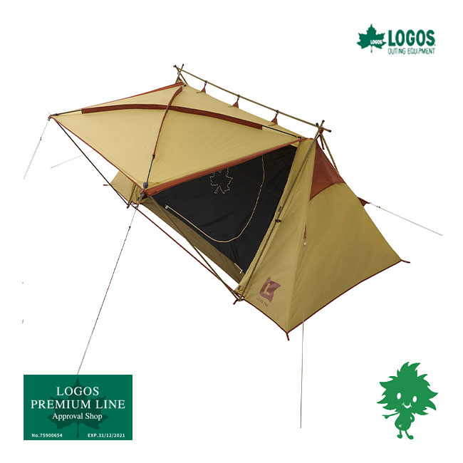 地震対策 特価品 LOGOS/ロゴス LOGOS Fes PANELラムダΛ DUO-BC ソロテント キャンプ ツーリングテント 軽量コンパクト 71201131 1～2人用 A型テント 対応 バイク好き ギフト