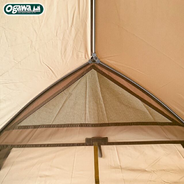 送料無料 ogawa ステイシーST-2 サンドベージュ ドーム型テント