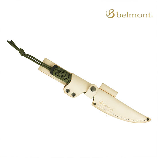 belmont/ベルモント BM-163 フィールドナイフ IP-倭-yamato SUS6A キャンプ インドア アウトドア 防災 おしゃれ 収納 牛革 ナイフ 収納ケース 日本製 フルタングブレード バトニング ヌメ革 IPメッキ ダガー サバイバル かっこいい お買い物マラソン 開催 7,200円