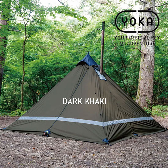 【新品未使用】YOKA TIPI　ヨカ ティピー 10th　ワンポールテント ヨカ（YOKA）が片面をオープンにすることができる、新タイプの