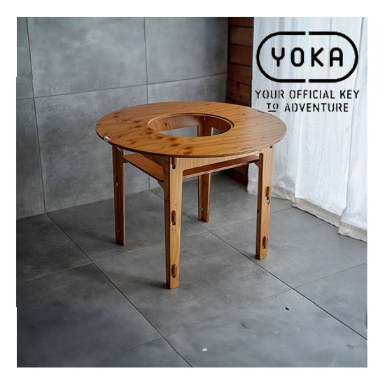 YOKA TRIPOD TABLE ROUND 収納袋付き TRIPOD TABLE ROUND | YOKA＜ヨカ＞ ゆったりと時間を味わうため
