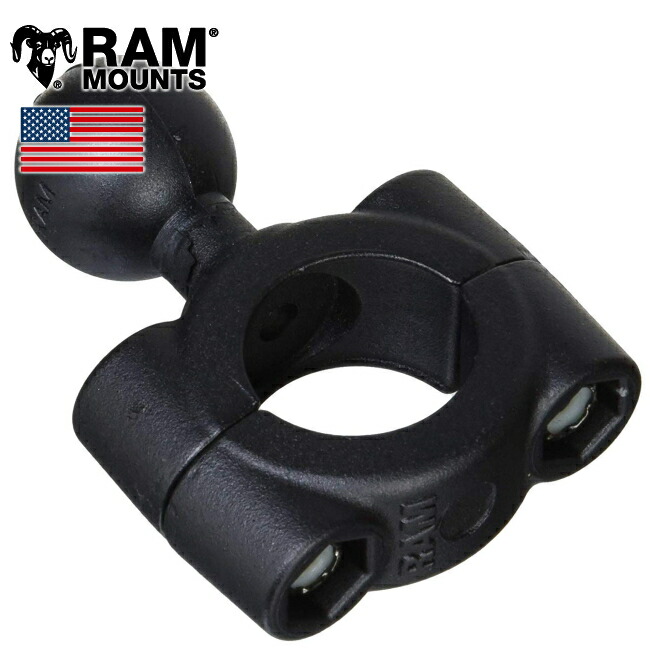 RAM　MOUNTS（ラムマウント)　バーマウントベース　オプション　あす楽対応　RAM-B-408-75-1U　P074-1761　バー径19mm-25.4mm　アクセサリー