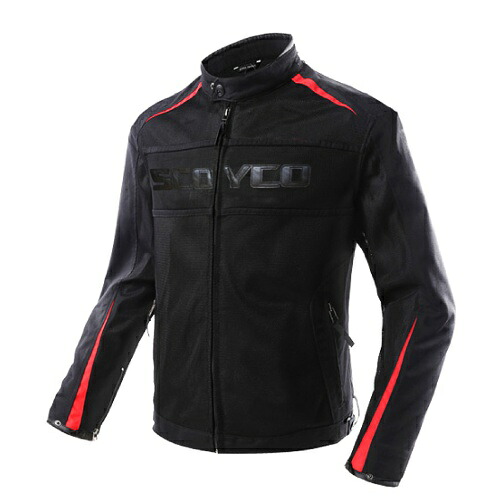 【送料無料】【SCOYCO(スコイコ)】 ハンター ライディング ジャケット JK63 メッシュ メンズ レッド バイクジャケット バイク好き ギフト