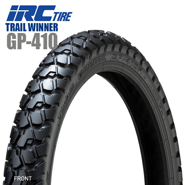 IRC（アイアールシー） GP-410 120/80-18 62P WT リア用 Webike | IRC アイアールシー PROTECH TRAIL WINNER GP-410
