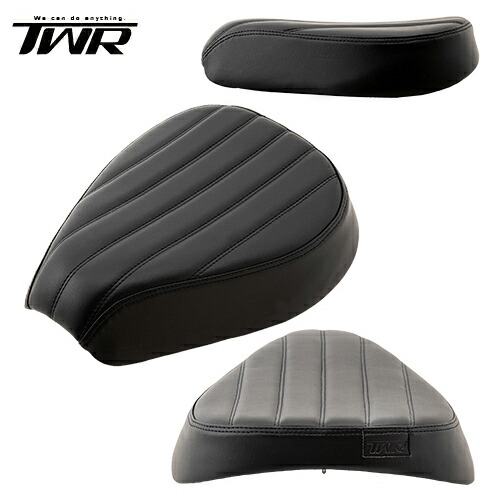 CT125用ビンテージタンデムシート（ブラック）ハンターカブ　簡単取り付け カスタム TWINTRADE ツイントレード BP-B0238 取寄品
